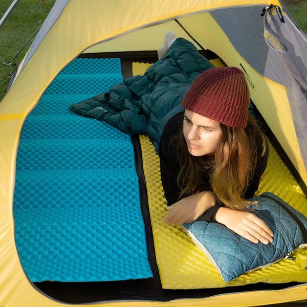 Килимок складний IXPE Naturehike Thickened&nbsp;NH20FCD07; алюмінієва плівка; 25 мм; блакитний 57539 фото