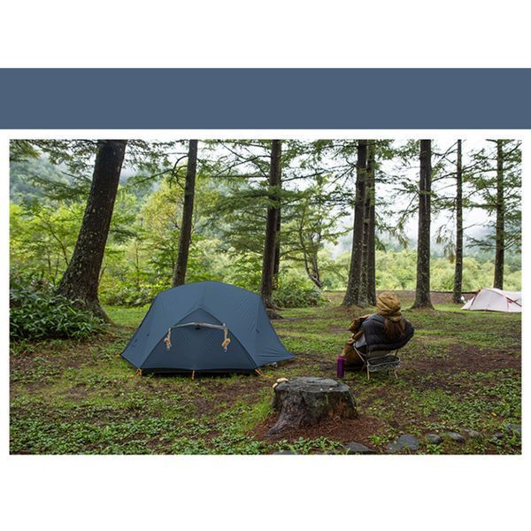 Намет двомісний ультралегкий Naturehike Mongar UL NH19M002-J, синій 71457 фото