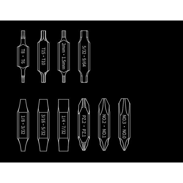 Набір біт для NexTool Flagship Captain та Pocket tool 70358 фото