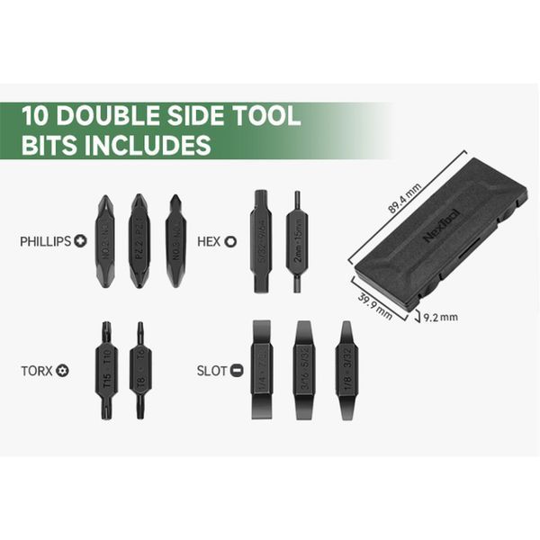 Набір біт для NexTool Flagship Captain та Pocket tool 70358 фото