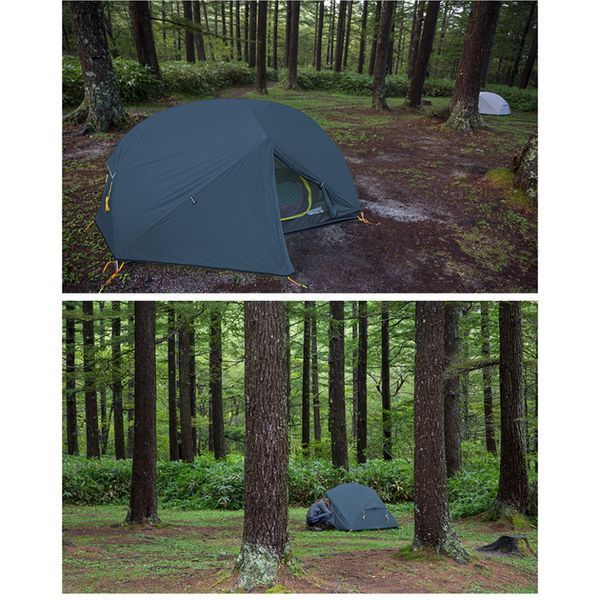 Намет двомісний ультралегкий Naturehike Mongar UL NH19M002-J, синій 71457 фото
