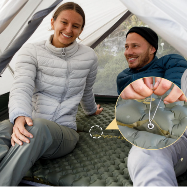 Матрац туристичний надувний одномісний Naturehike CNH22DZ018, надлегкий, 183х58х7 см, зелений, для туризму із мішком для надування 67639 фото