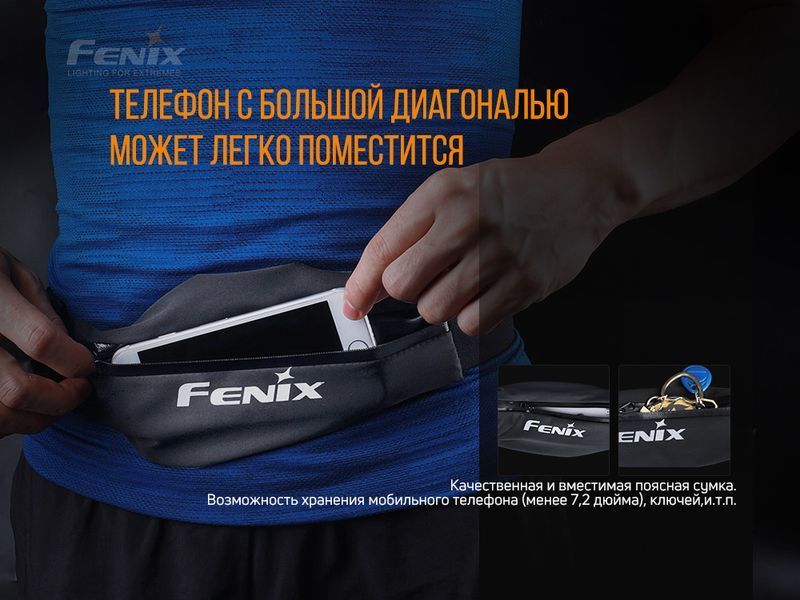 Поясна сумка Fenix AFB-10 блакитна 46131 фото