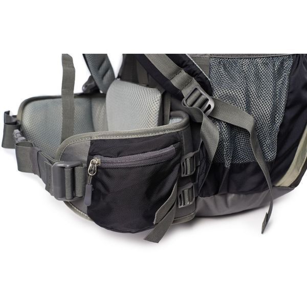 Рюкзак туристичний Naturehike NH70B070-B; 70 л + 5 л; чорно-сірий 57477 фото