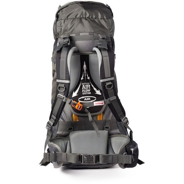 Рюкзак туристичний Naturehike NH70B070-B; 70 л + 5 л; чорно-сірий 57477 фото