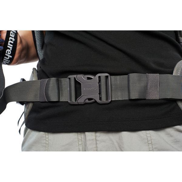 Рюкзак туристичний Naturehike NH70B070-B; 70 л + 5 л; чорно-сірий 57477 фото