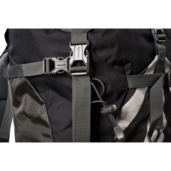 Рюкзак туристичний Naturehike NH70B070-B; 70 л + 5 л; чорно-сірий 57477 фото