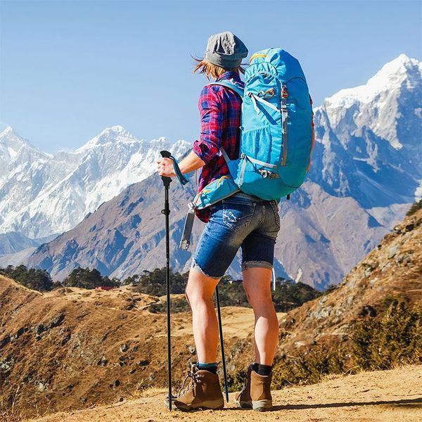 Трекінгова палиця Naturehike ST07 NH18D010-Z; 115-135 см; блакитна 65304 фото