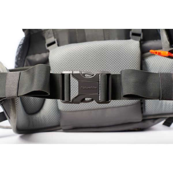 Рюкзак туристичний Naturehike NH70B070-B; 70 л + 5 л; чорно-сірий 57477 фото