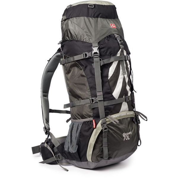 Рюкзак туристичний Naturehike NH70B070-B; 70 л + 5 л; чорно-сірий 57477 фото