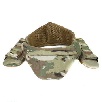 Баллистическая защита шеи, горжет Gen 2, 1 или 2 класса, Cordura Invista USA 1000D MultiCam, MOLLI 14868-1 фото
