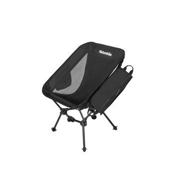 Крісло складане Naturehike Clamshell 001 Triangle Folding Moon Chair; чорний 68960 фото