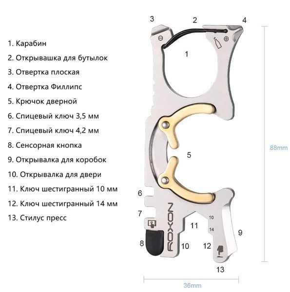 Мультитул Roxon Spirit S705 51677 фото