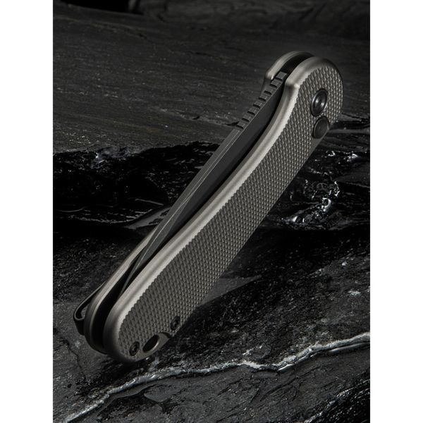 Ніж складаний кишеньковий Civivi Elementum II, (7.5 см) Nitro-V / Aluminum сірий 69308 фото