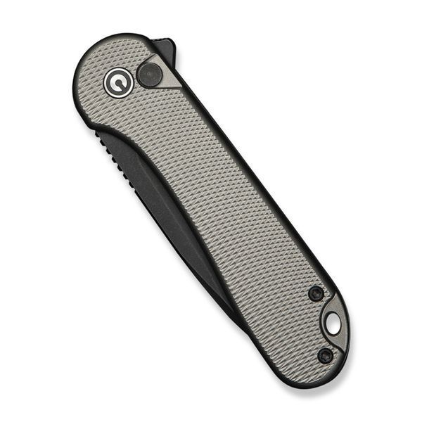 Ніж складаний кишеньковий Civivi Elementum II, (7.5 см) Nitro-V / Aluminum сірий 69308 фото