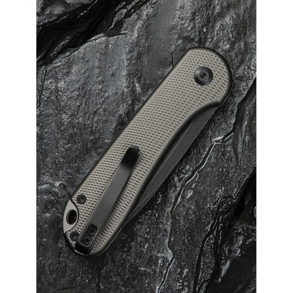 Ніж складаний кишеньковий Civivi Elementum II, (7.5 см) Nitro-V / Aluminum сірий 69308 фото