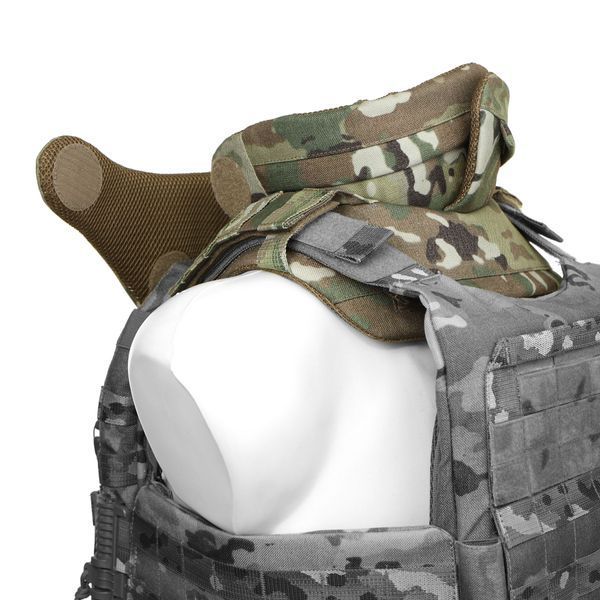Баллистическая защита шеи, горжет Gen 2, 1 или 2 класса, Cordura Invista USA 1000D MultiCam, MOLLI 14868-1 фото