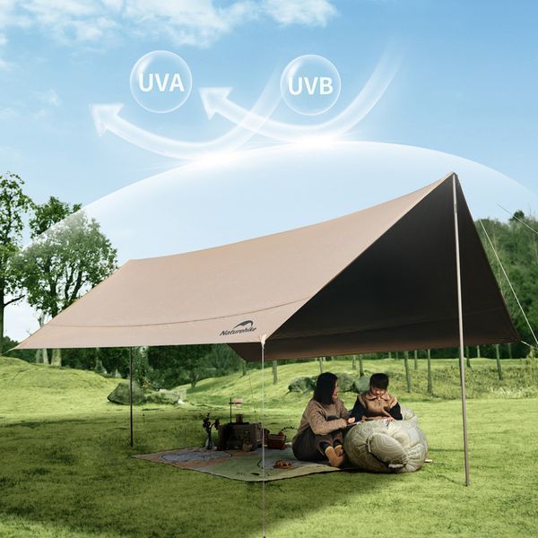 Тент універсальний Naturehike CNK2350WS015, розмір S, бежевий 69519 фото