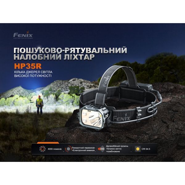 Ліхтар налобний Fenix HP35R 68124 фото