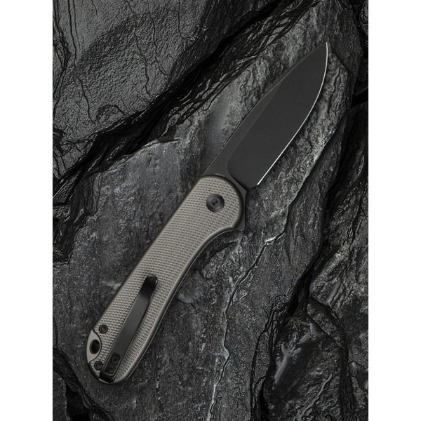 Ніж складаний кишеньковий Civivi Elementum II, (7.5 см) Nitro-V / Aluminum сірий 69308 фото