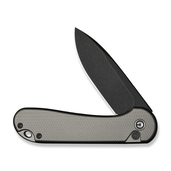 Ніж складаний кишеньковий Civivi Elementum II, (7.5 см) Nitro-V / Aluminum сірий 69308 фото