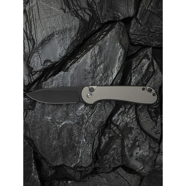 Ніж складаний кишеньковий Civivi Elementum II, (7.5 см) Nitro-V / Aluminum сірий 69308 фото