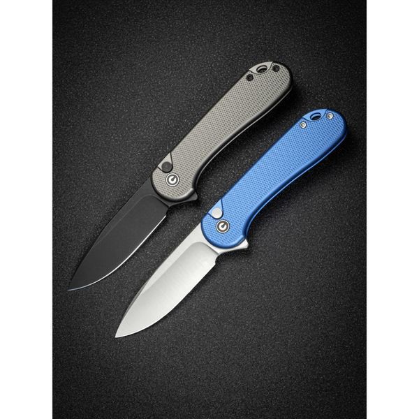 Ніж складаний кишеньковий Civivi Elementum II, (7.5 см) Nitro-V / Aluminum сірий 69308 фото