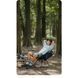 Крісло складане Naturehike Clamshell 001 Triangle Folding Moon Chair, чорний 68960 фото 3