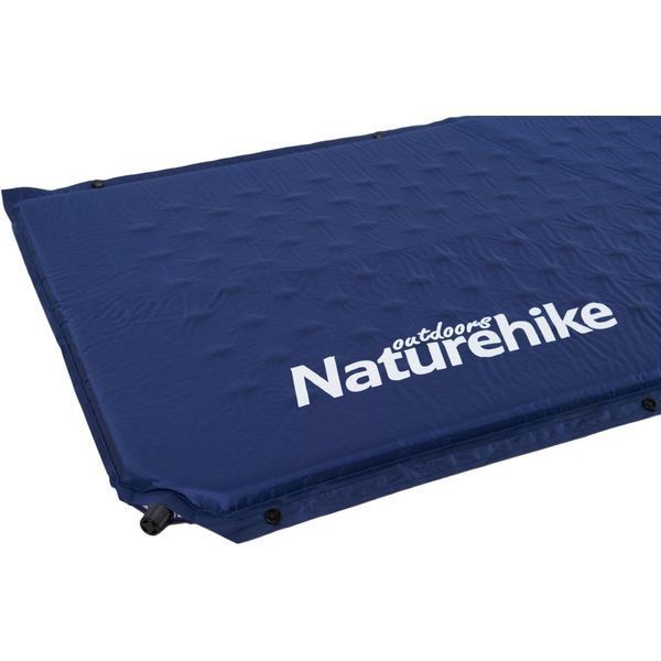 Килимок самонадувний з подушкою Naturehike NH15Q002-D; 25мм; темно-синій 57484 фото