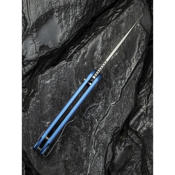 Ніж складаний кишеньковий Civivi Elementum II, (7.5 см) Nitro-V / Aluminum синій 69309 фото