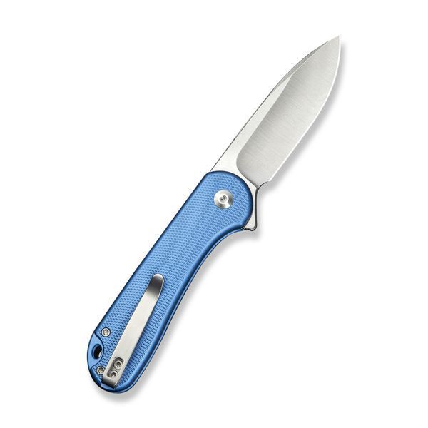 Ніж складаний кишеньковий Civivi Elementum II, (7.5 см) Nitro-V / Aluminum синій 69309 фото