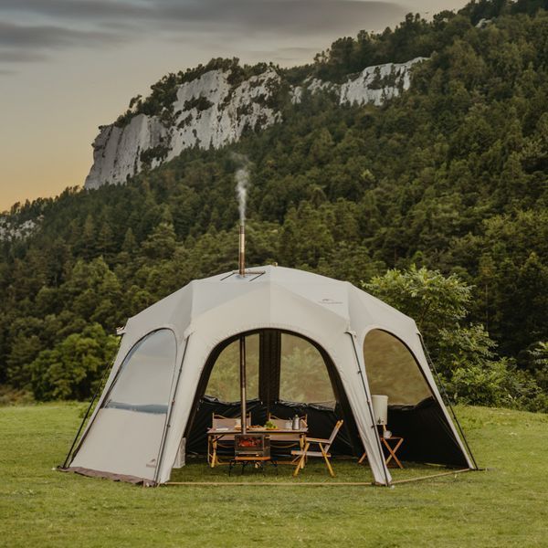 Тент для кемпінгу Naturehike CNK230WS014, 4.6 м * 4,0 м, бежевий 69520 фото