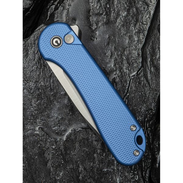 Ніж складаний кишеньковий Civivi Elementum II, (7.5 см) Nitro-V / Aluminum синій 69309 фото
