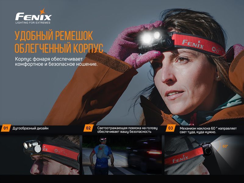 Ліхтар налобний Fenix HM65R-T 52342 фото