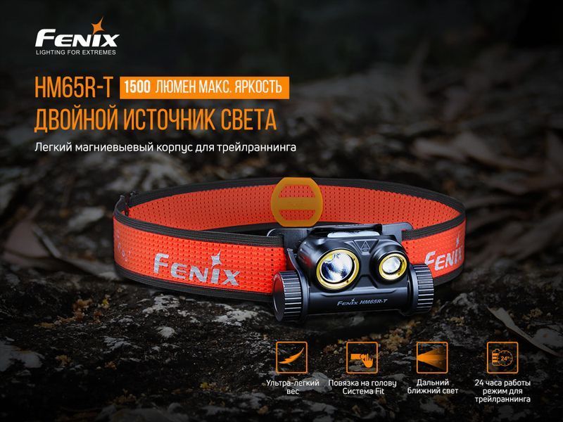 Ліхтар налобний Fenix HM65R-T 52342 фото