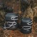 Набір посуду (2 каструлі, 2 кришки) Naturehike NH18T018-G, алюміній 70938 фото 10