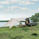 Тент для кемпінгу Naturehike Car Rear Canopy NH21TM001; 590*340 см; золотий (з трьома стійками) 57596 фото 2