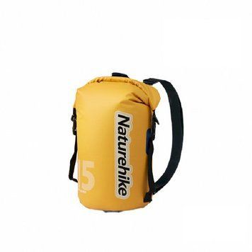 Водонепроникний чохол Naturehike CNK2300BS017; 15 л; жовтий 65825 фото