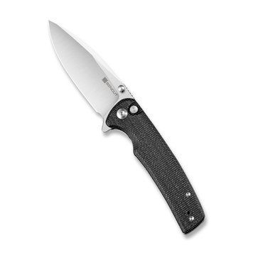 Ніж складаний туристичний Sencut Sachse, (8.8 см) 9Cr18MoV / Micarta чорний 64317 фото