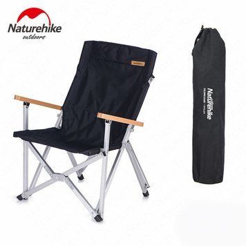 Крісло складане Naturehike Shangye NH19JJ004; алюміній; чорний 58356 фото