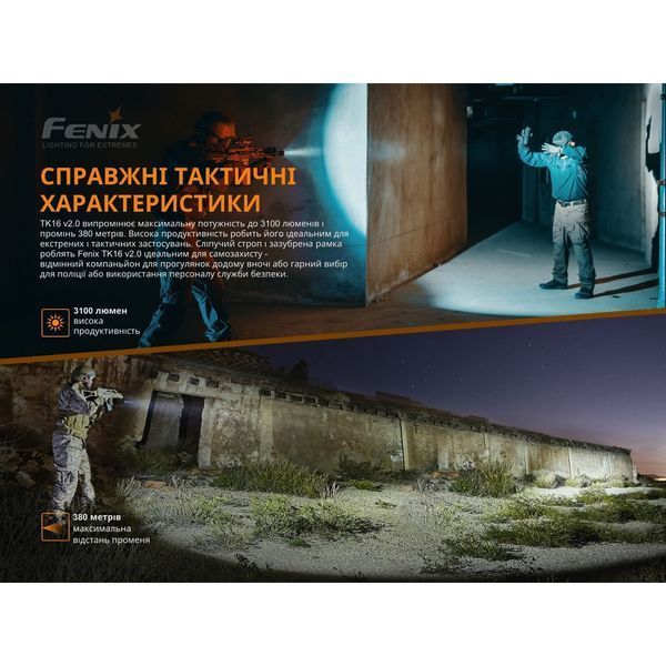 Ліхтар ручний Fenix TK16 V2.0 52364 фото