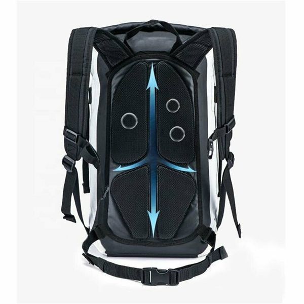 Рюкзак водонепроникний Naturehike NH20FSB01; 500D PVC; 30 л; білий 57614 фото