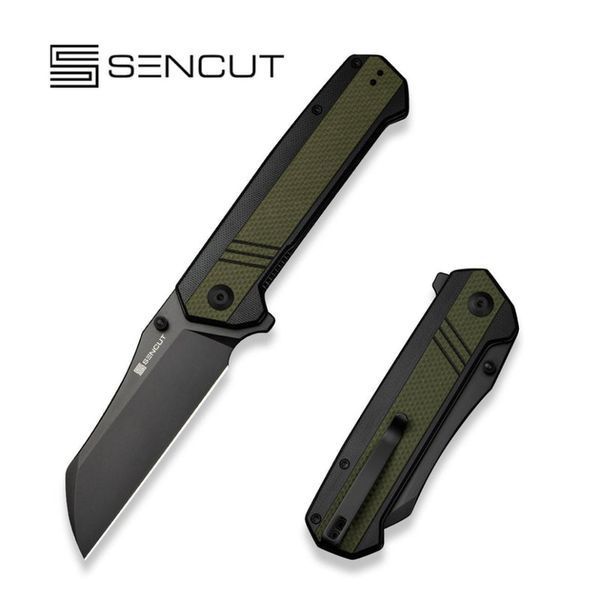 Ніж складаний туристичний Sencut Draxor, (9.4 см) 9Cr18MoV / G10 темно-зелений 68864 фото