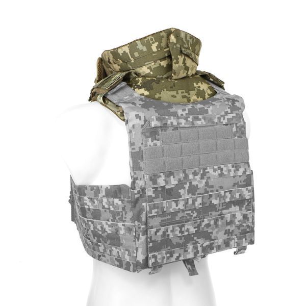 Баллистическая защита шеи, горжет Gen 2, 1 или 2 класса, Cordura Invista USA 500D пиксель, MOLLI K27983-2 фото