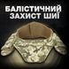 Баллистическая защита шеи, горжет Gen 2, 1 или 2 класса, Cordura Invista USA 500D пиксель, MOLLI K27983-2 фото 2