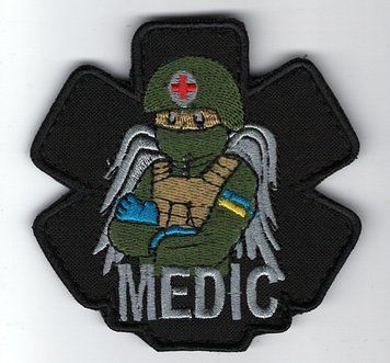 Нашивка "Ангел медицинский" SH-000042 фото