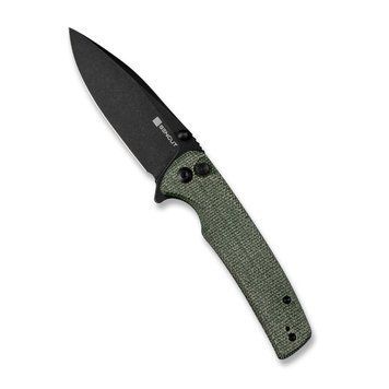 Ніж складаний туристичний Sencut Sachse, (8.8 см) 9Cr18MoV / Micarta зелений 64318 фото