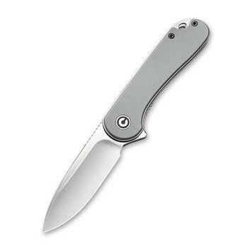 Ніж складаний кишеньковий Civivi Elementum, (7.5 см) D2 / G10 сірий 70867 фото