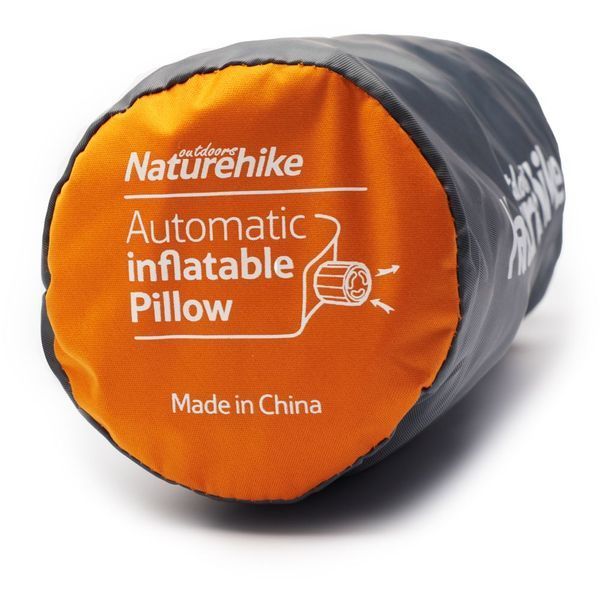 Подушка самонадувна Naturehike Sponge automatic NH17A001-L, помаранчевий 57544 фото