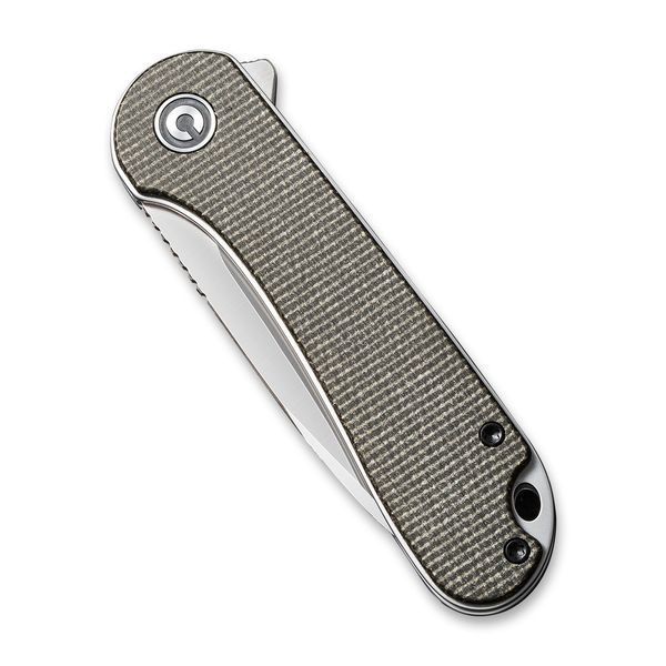Ніж складаний кишеньковий Civivi Elementum, (7.5 см) D2 / Micarta коричневий 61805 фото